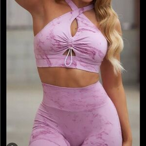 Bombshell Sportswear Pink Marble Top